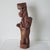 Rustic European 1998 Wood Sculpture "Bell Ringer" Signed Nicolae Serban Romania 23"h Modernist Expressionist Folk Art For Sale - Image 3 of 11