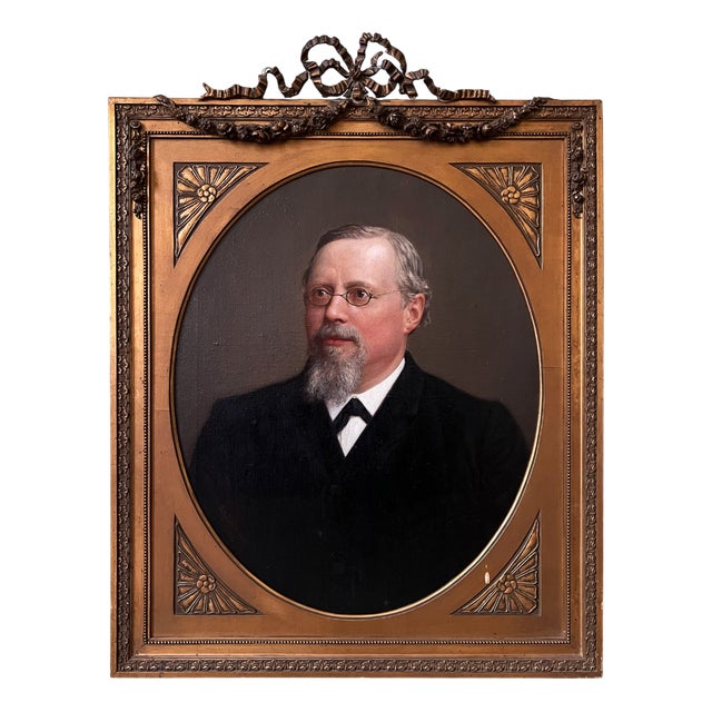 Ludwig Wilhelm Heupel-Siegen, Portrait, 1908, Oil on Canvas For Sale