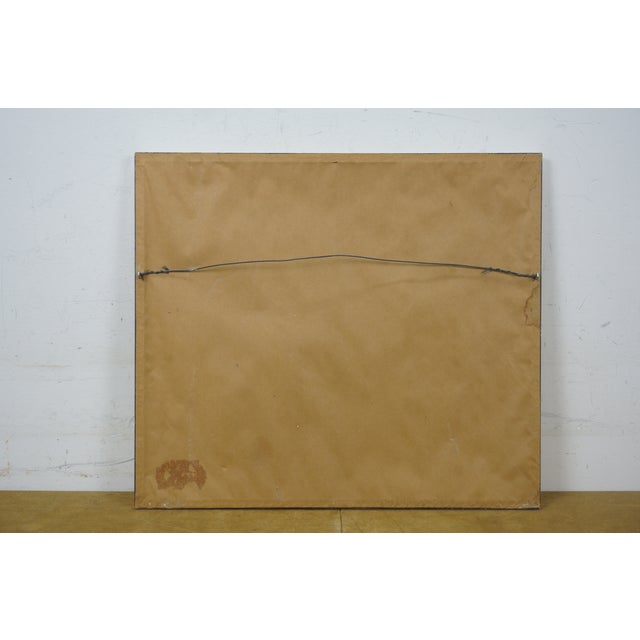 Textile Mid 20th Century Mid Century Chinese Floral Love Birds Watercolor Painting on Silk 20" For Sale - Image 7 of 12