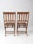 Wood Vintage Wood Folding Chairs Pair For Sale - Image 7 of 13