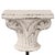 Add classical charm to your decor with this distressed white architectural column. Perfect for bookshelves, consoles, or...