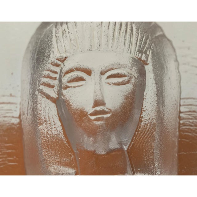 Glass Vintage Swedish Glass Icon Series Maiden Sculpture by Bertil Vallien for Kosta Boda For Sale - Image 7 of 18