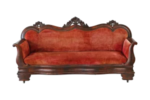 Regency Sofa Mahogany Veneer