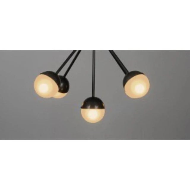 Contemporary Molecule Spark Round 17 Hanging Light by Schwung For Sale - Image 3 of 6