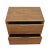 2020s Modern Oak Lined Nightstand For Sale - Image 5 of 8