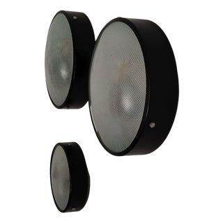 Wall or Ceiling Lamps by Gino Sarfatti for Arteluce, Italy, 1950s, Set of 3 For Sale