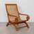 1950s Pair of French Sculptural Wood and Cane Chairs For Sale - Image 11 of 17