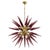 Italian Sputnik chandelier with 50 Murano pulegoso glass elements and a gold-plated metal frame, offered by...