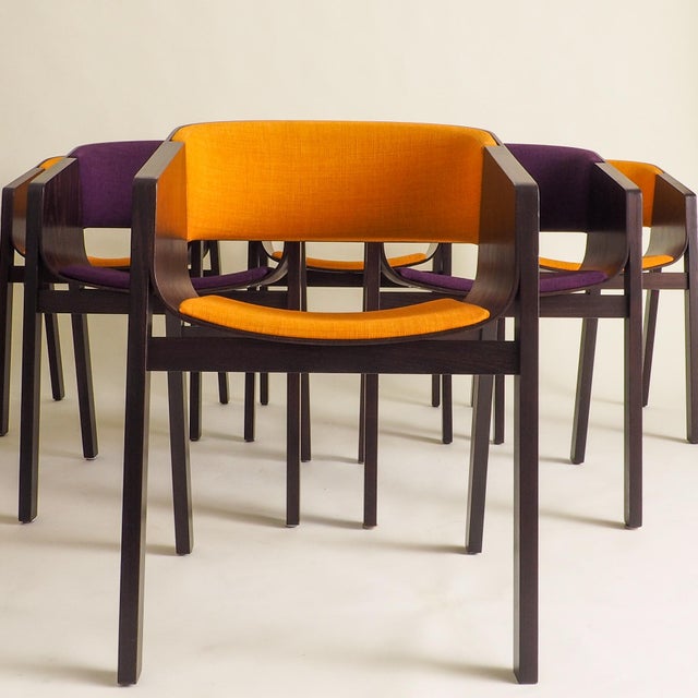 Merano Armchairs by Alex Gufler for Ton, 1990s, Set of 6 For Sale - Image 4 of 18
