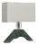 Indian Green Marble and Murano Glass Table Lamp, 2000s For Sale