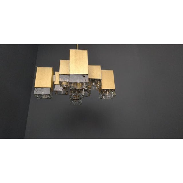 Vintage Cubic Pendant Light by Gaetano Sciolari, 1970s For Sale - Image 10 of 18