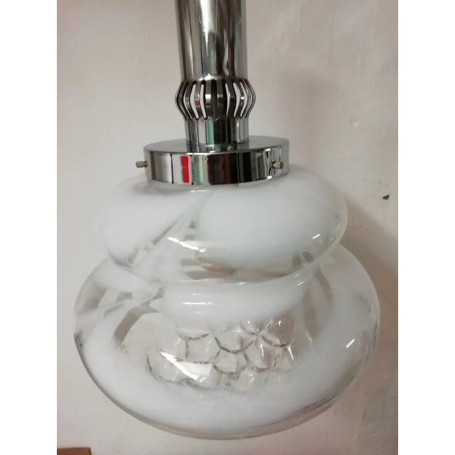 Model Zebra Ceiling Lamp, 1960s For Sale - Image 10 of 11