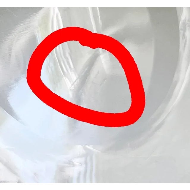 Glass Steuben Style Blown Clear Glass Decanter For Sale - Image 7 of 7