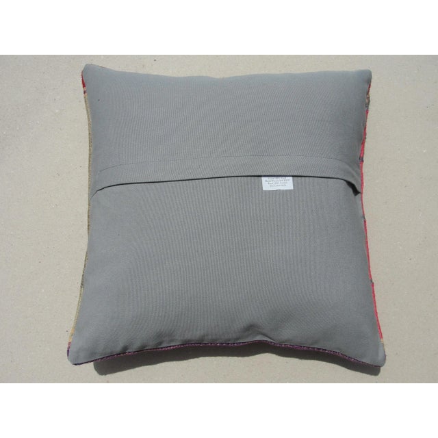 Kilim Rug Pillow Cover For Sale - Image 11 of 12
