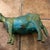 Metal 1920’s Butcher Shop Beef Dairy Creamery Cow Cattle Display Heavy Cast Iron For Sale - Image 7 of 10