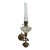 Early 20th Century Brass Wall Hung Oil Lamp For Sale