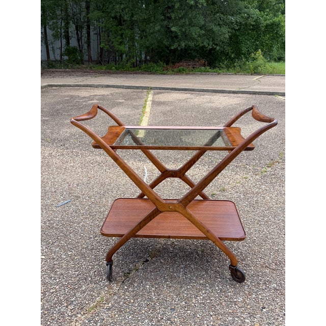 1950s Model 67 Folding Bar Cart by Ico Parisi for Angelo De Baggis For Sale - Image 9 of 10