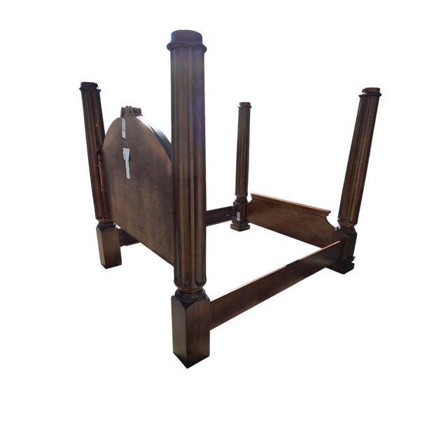 Tall Traditional King Four Poster Bed, 83”h For Sale - Image 4 of 10