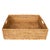 Boho Chic Artifacts Rattan Rectangular Basket For Sale - Image 3 of 5