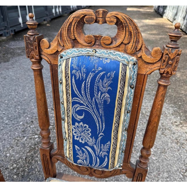 Brown Antique Gründerzeit Dining Room Chair For Sale - Image 8 of 9