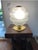 Vintage Table Lamp in Speckled Glass and Brass from Verrerie De Clichy, 1970s For Sale - Image 11 of 13