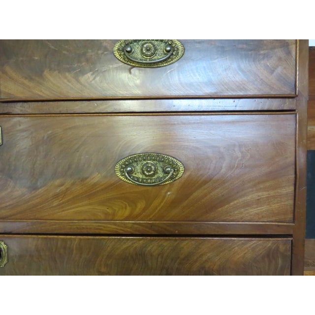 English Mahogany Chest on Chest C.407 For Sale - Image 10 of 11