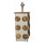Cork & Chrome Paul Evans Style Table Lamp For Sale