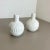 German Op Art Biscuit Porcelain Vases from Ak Kaiser, 1970s, Set of 2 For Sale - Image 4 of 15