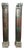 1920s Vintage Painted Carved Wall Mounted Teak Wood Columns- A Pair For Sale