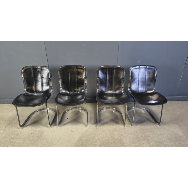 Vintage Dining Chairs from Cidue, 1970s, Set of 4 For Sale - Image 11 of 12