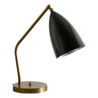 Early Swedish Mid-Century Grasshopper Table Desk Lamp by Greta Magnusson-Grossman, 1950s For Sale