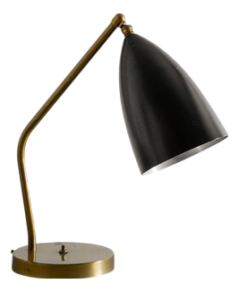 Early Swedish Mid-Century Grasshopper Table Desk Lamp by Greta Magnusson-Grossman, 1950s