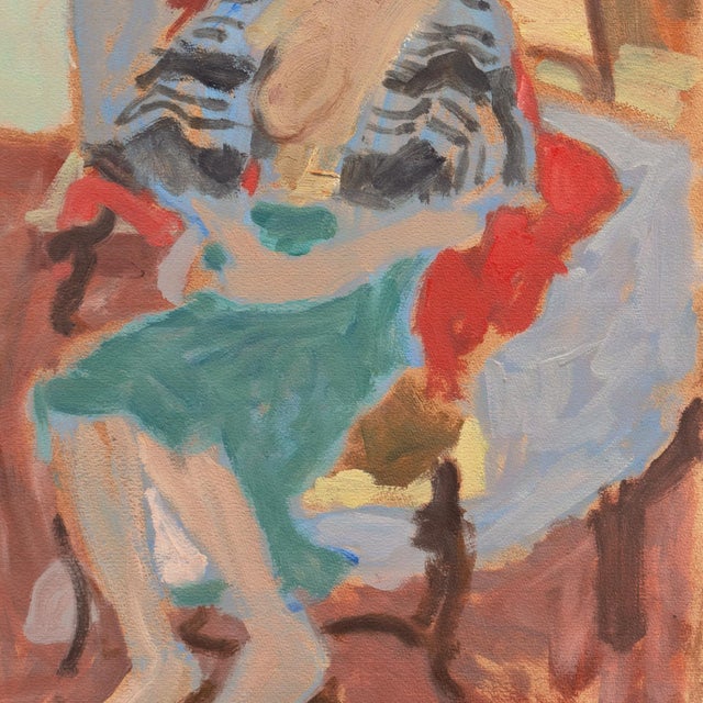 Victor Di Gesu 'Seated Nude' by Victor Di Gesu, Louvre, Académie Chaumière, Los Angeles County Museum of Art For Sale - Image 4 of 10