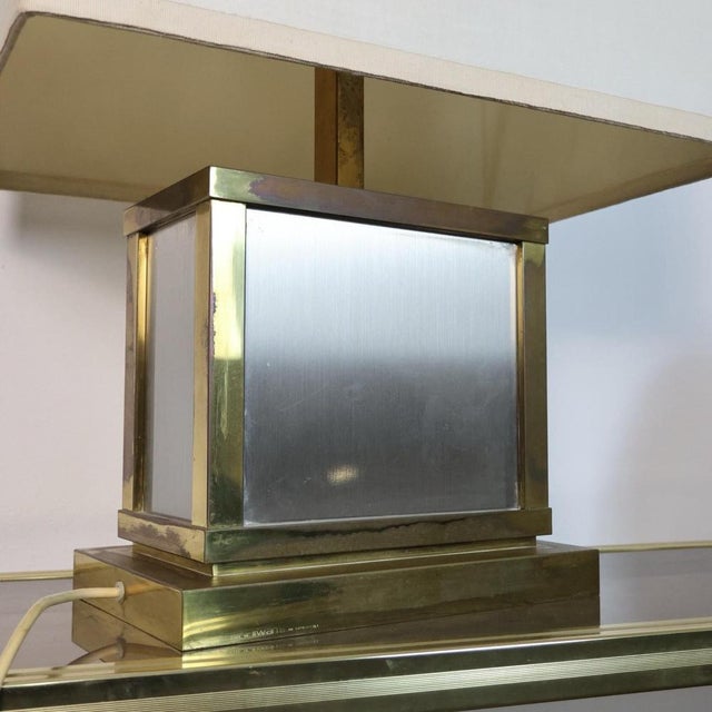 1970s Liwans Roma Hollywood Regency Ottone Table Lamp Italian Design 1970s For Sale - Image 5 of 16