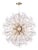 Regina Andrew Poppy Glass Chandelier Large in Clear For Sale