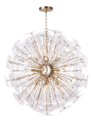 Regina Andrew Poppy Glass Chandelier Large in Clear