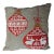 Cynthia Rowley Beaded Holiday Christmas Pillow For Sale