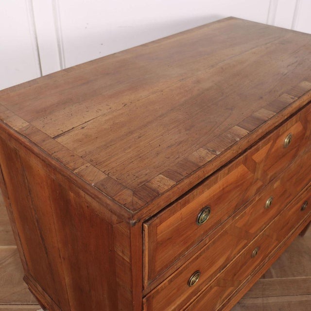Italian Bleached Walnut Commode For Sale - Image 10 of 12
