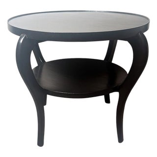 Mid 20th Century Art Deco Ebonized Walnut Coffee Table, Italy For Sale