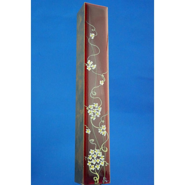 20th Century, Oriental Bronze Vase with Enamels and Floral Decorations Early 1900s - China or Japan, 1890s For Sale - Image 16 of 18