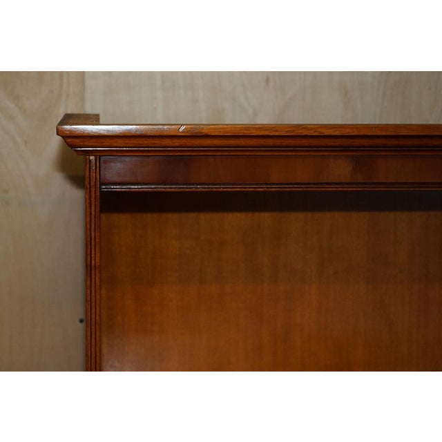 Yew Wood Open Library Bookcase from Bradley, England For Sale - Image 5 of 18