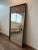 Mid-Century Modern Vintage Tabago Furniture Walnut Brutalist Style Wall Mirror For Sale - Image 3 of 6