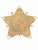 Vintage Mid-Century Modern 4th of July Sculptural Rattan Star Fruit Basket With Metal Feet, Circa 1950s–1960s For Sale - Image 4 of 6