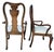 Pair Thomasville Collectors Cherry Queen Ann Dining Room Side Armchair 1990s For Sale - Image 11 of 16