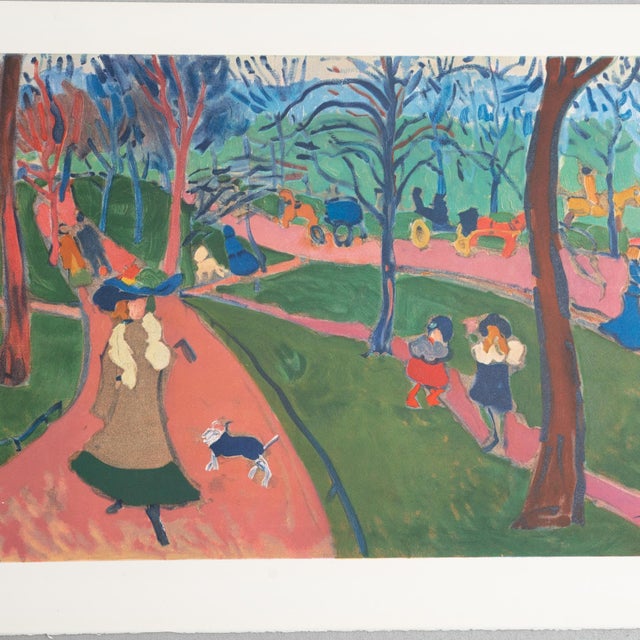 André Derain, Hyde Park, 1972, Color Lithograph, Framed For Sale - Image 4 of 14