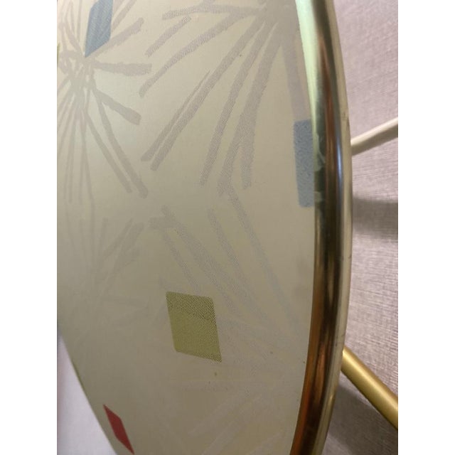 Metal Mid-Century Ceiling Lamp with Graphic Pattern from Erco, 1950s For Sale - Image 7 of 18