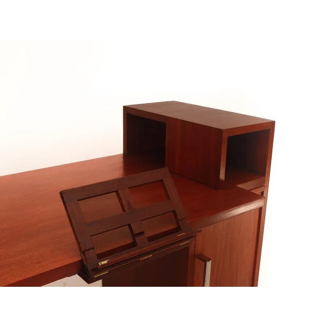 Vintage Desk in Mahogany, 1930s For Sale - Image 3 of 8