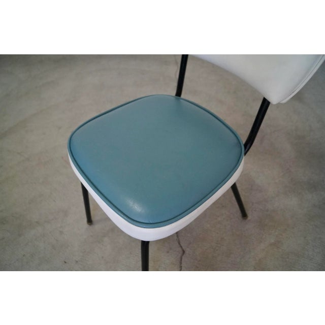 1950's Mid-Century Modern Leather Chair For Sale - Image 10 of 13