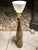 Mid-Century Modern Tall Walnut & Cork Table Lamp For Sale - Image 12 of 13