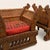 Early 20th Century Antique Indian Brass-Studded Rope Pidha Chairs - a Pair For Sale - Image 5 of 6